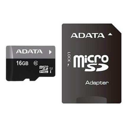 Memoria Micro Sd Adata Clase 10 + Sd 16gb Clase 10 Uhs-1