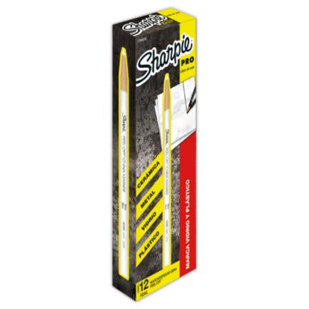 Marcador cera berol mirado 164 blanco c/12