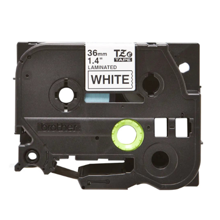 Cinta Brother Tz-261 Negro/Blanco 36mm Pt530/300/310b/330