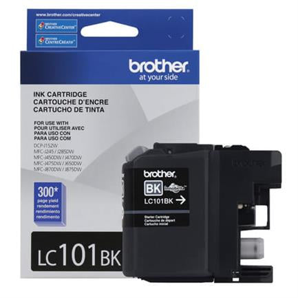 Tinta Brother Lc101bk Negro 300 Pag Dcpj152 Mfcj470dw