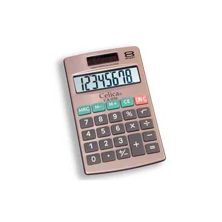 Calculadora celica ca-036 bolsillo 8 digitos+cartera