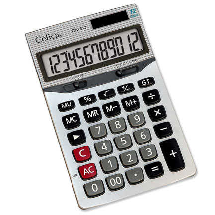 Calculadora celica semi escritorio 12 digitos