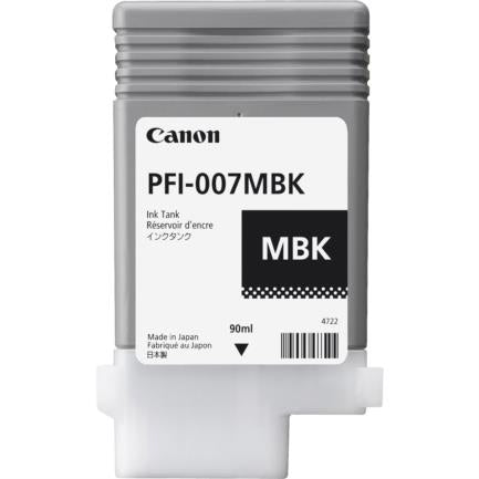 Tinta Canon Imageprograf Ipf670e Negro Matte Pfi-007 Mbk