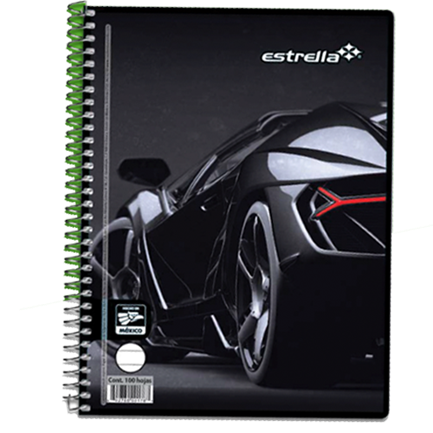 Cuaderno estrella francesa 100hjs rayado