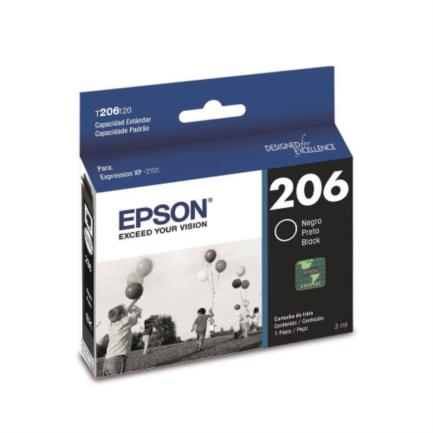 Cartucho de Tinta Negra Epson T206