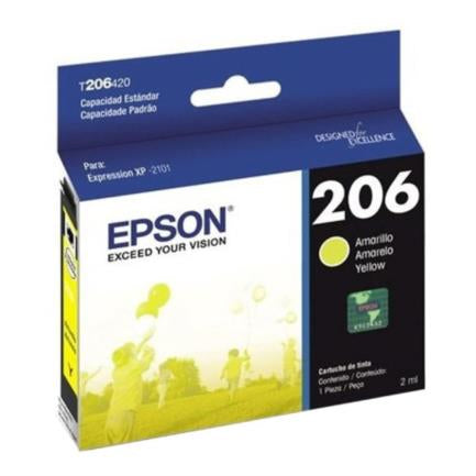 Cartucho de Tinta Amarilla Epson T206