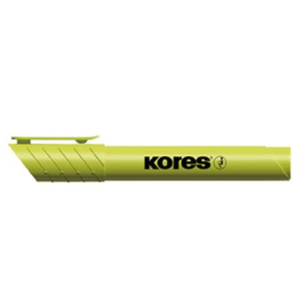 Resaltador kores k-marker xh12 amarillo c/12