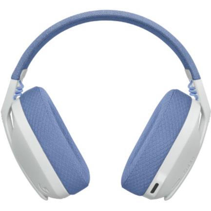 Audífonos Logitech Gaming G435 Inalámbricos Micrófono Lightspeed Color Blanco-Lila