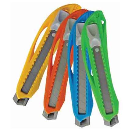 Cutter plastico mae grande 18mm ancho alma de metal