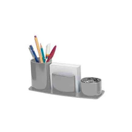 Organizador acrimet porta clip/notas/lapiz humo