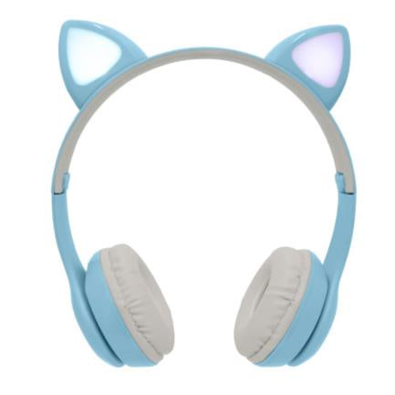 Diadema Perfect Choice Catto Inalámbrica con Luz para Niños Color Azul