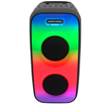 Bocina Bafle Perfect Choice Boreal Inalámbrico Iluminación LED