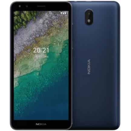 Smartphone Nokia C01 Plus 5.45" 32GB/1GB Cámara 5MP+5MP/5MP Octacore Android 11 Color Azul