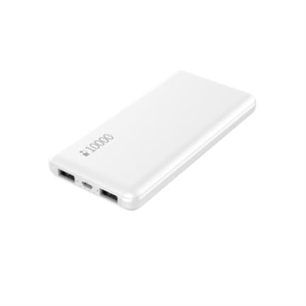 Power Bank Nextep Ultra Ligera 10000 mAh 2 Puertos Color Blanco
