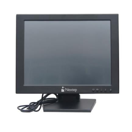 Monitor Nextep Touch Screen Punto de Venta 15" LCD con Base