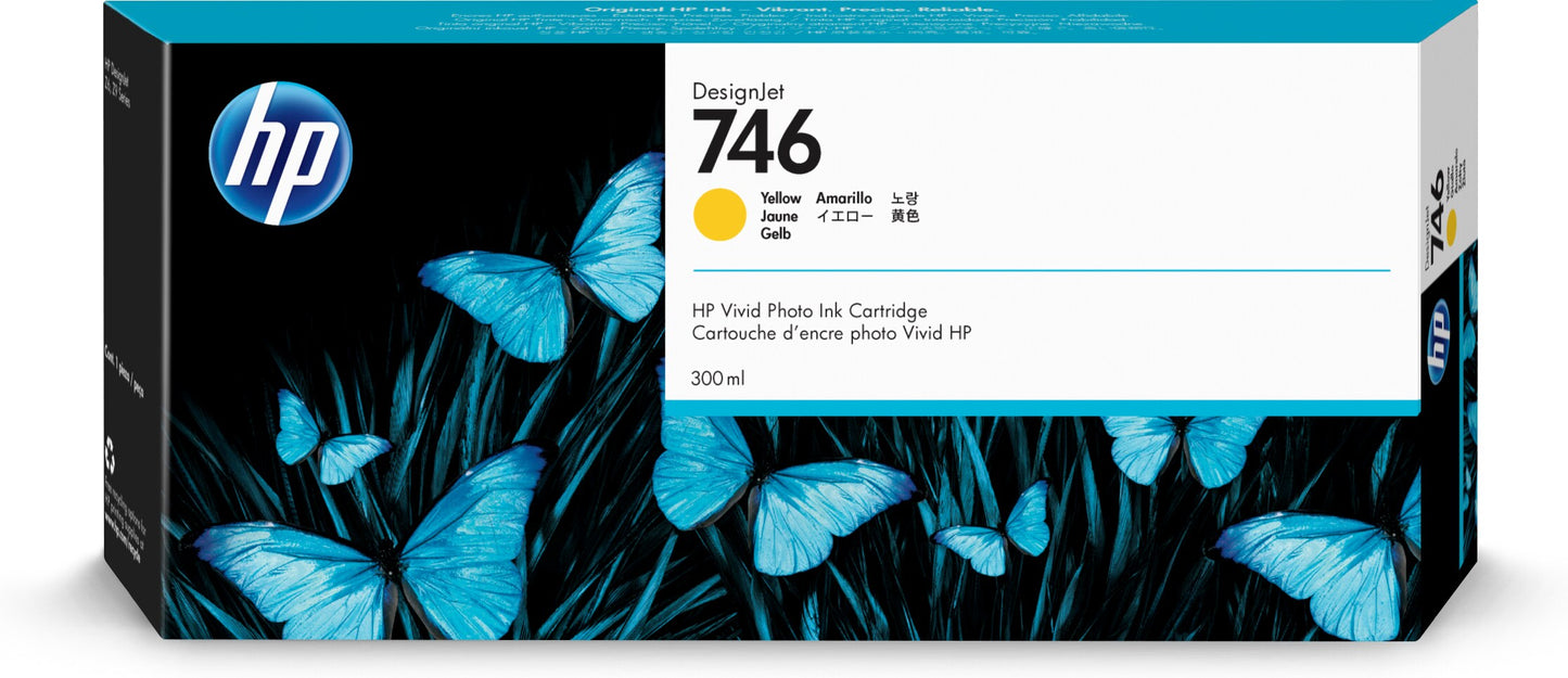 Tinta hp lf 746 amarillo 300 ml