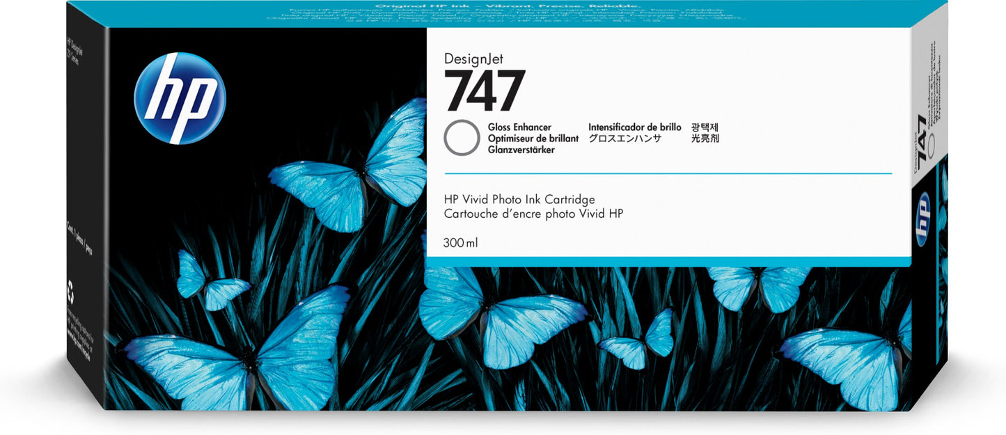 Tinta hp lf 747 intensificador de brillo 300 ml