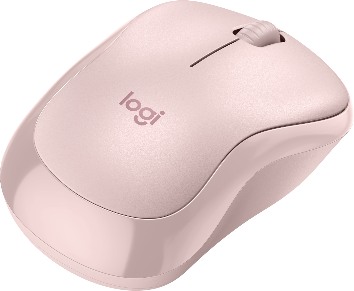 Mouse Optico Inalambrico Logitech M240 SILENT USB Color Rosa