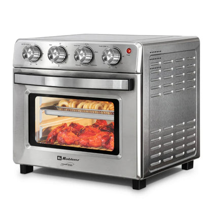 Horno Freidora Koblenz HFKM-1400 en Color Acero Inoxidable 1400 Watts 4 Programas de Coccion
