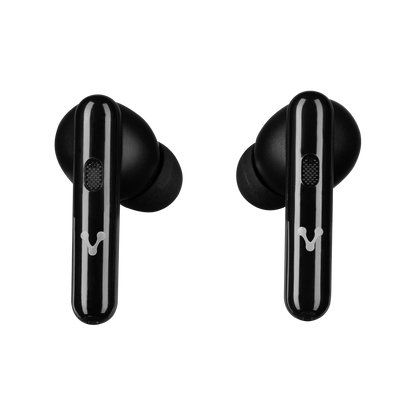 Audífono Vorago ESB-202 Bluetooth 5.3 Manos Libres 4.5 Horas Control Táctil Negro