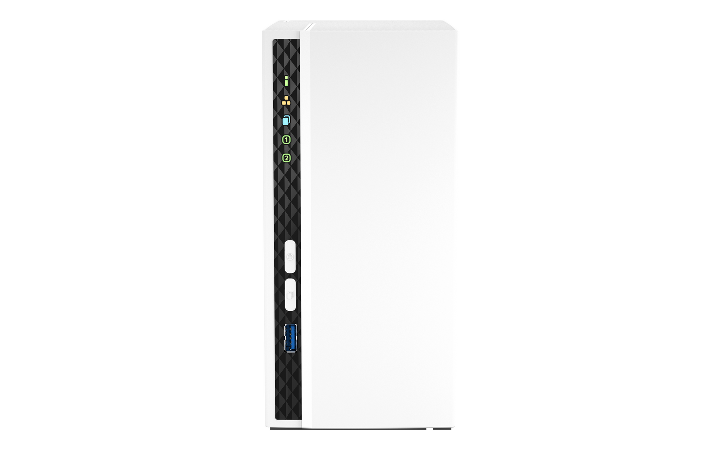 Unidad NAS QNAP CPU ARM Cortex A55 Quad Core 2.0Ghz 2GB RAM RJ45 GbE 2 Bahias 3.5" Linux Sin Discos