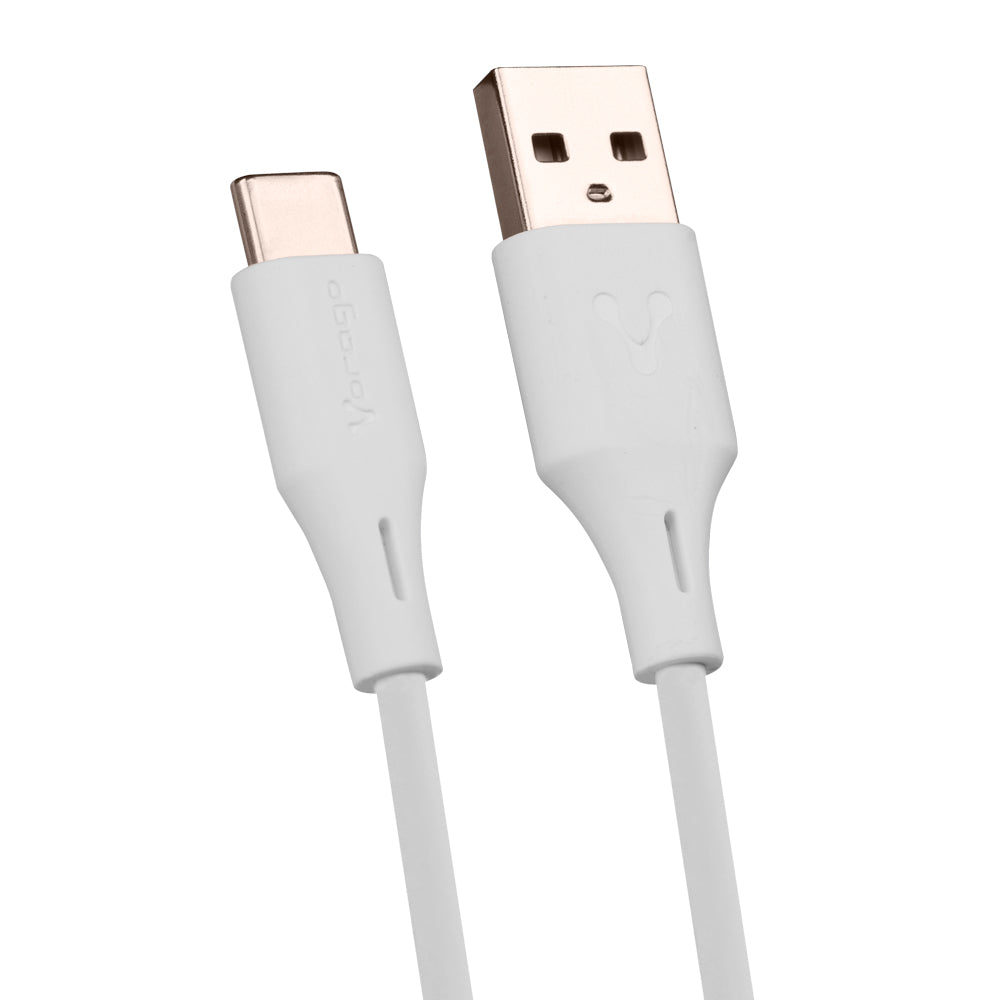 CABLE VORAGO CAB-C01W USB-TIPO C 1 METRO CARGA RAPIDA BLANCO