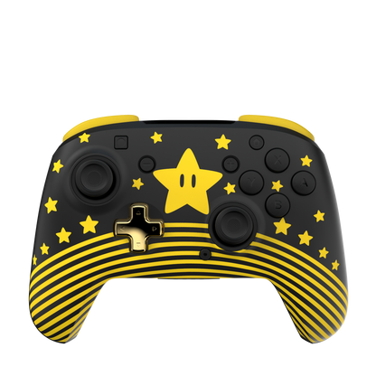 Control de juego inalambrico Turtle Beach Rematch  Estrella de Super Mario para Nintendo Switch