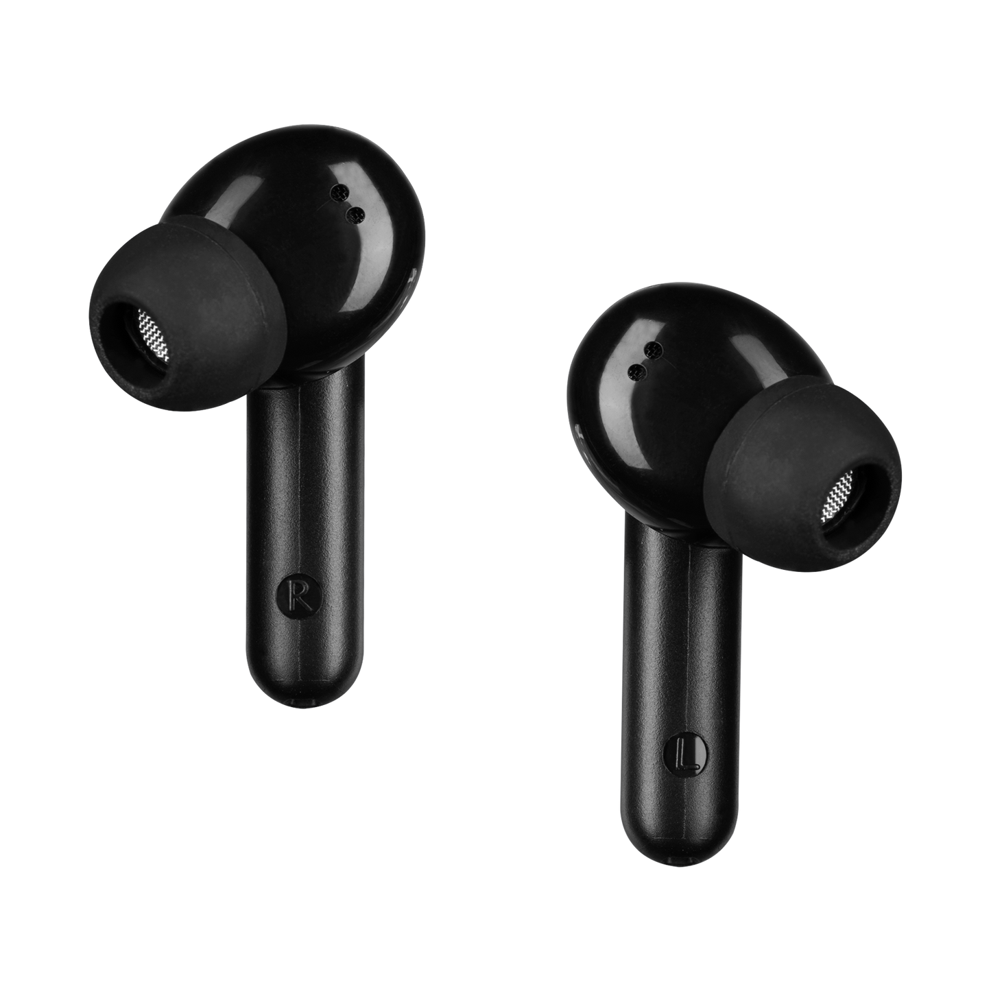 Audífono Vorago ESB-202 Bluetooth 5.3 Manos Libres 4.5 Horas Control Táctil Negro