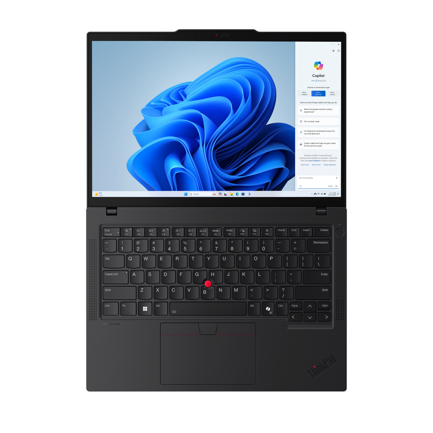 Laptop Lenovo TP T14 G5 IntelCoreUltra 7 155U NonTouch Windows 11Pro 64 32GB 1TB SSD 3YR PremierSupport