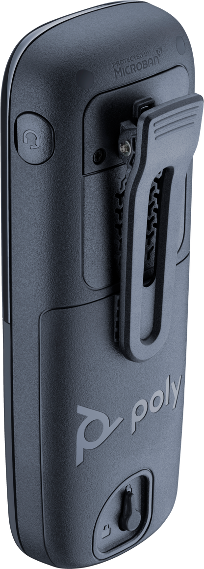POLY Rove 30 Telefono IP Inalambrico de 20 lineas Color Azul Terminal con conexion por cable. Requiere Poly Rove B2 por separado