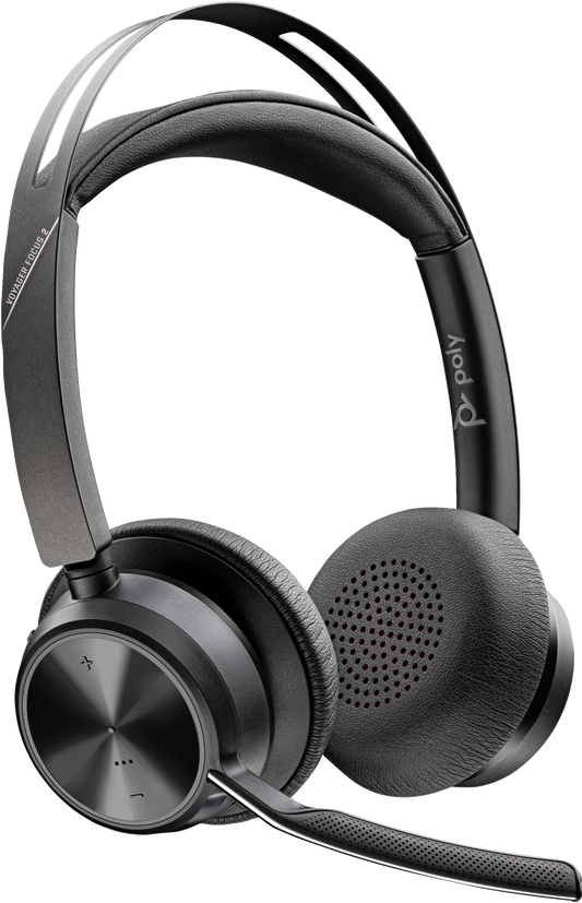 AURICULARES POLYCOM Voyager Focus 2 Microsoft Teams Certified with charge stand Headset