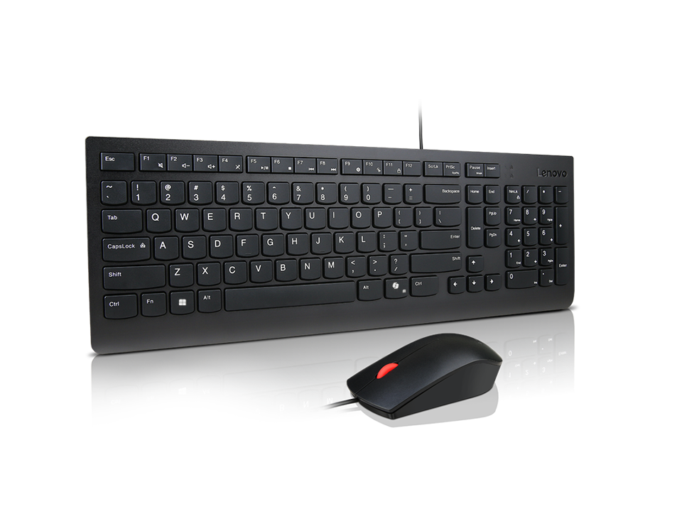 Kit de Teclado y Mouse Lenovo con Cable Lenovo Essential (LA Spanish 171)