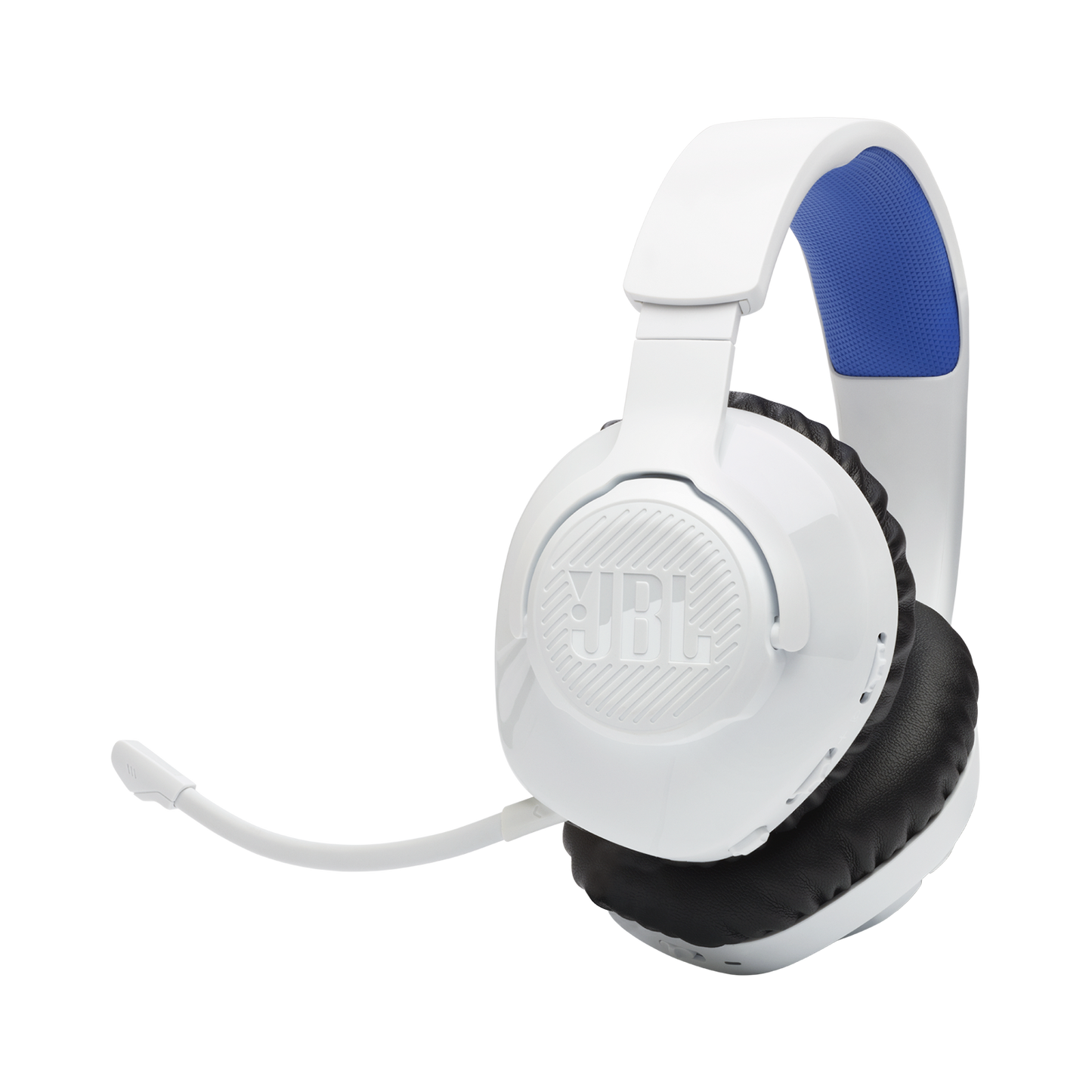 Auriculares inalámbricos JBL supraaurales para juegos JBL Quantum 360P para consola PS color blanco/azul