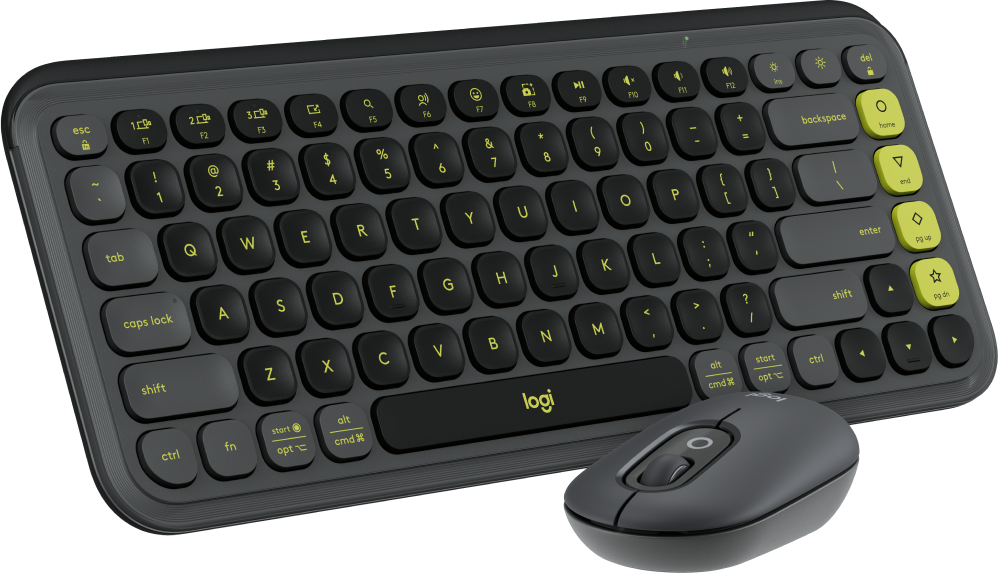 Teclado y Mouse Logitech Pop Icon Grafito