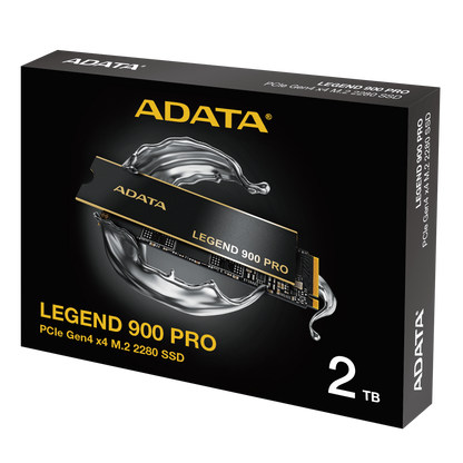 Unidad de Estado Solido SSD Adata 2 TB Legend 900 Pro NVMe M.2 6500 MB/s Escritura 7400 MB/s Lectura PCI Expres