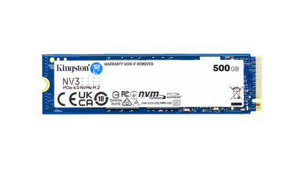 Unidad de Estado Sólido SSD Kingston SNV3S NVMe 500GB PCI Express 4.0 M.2