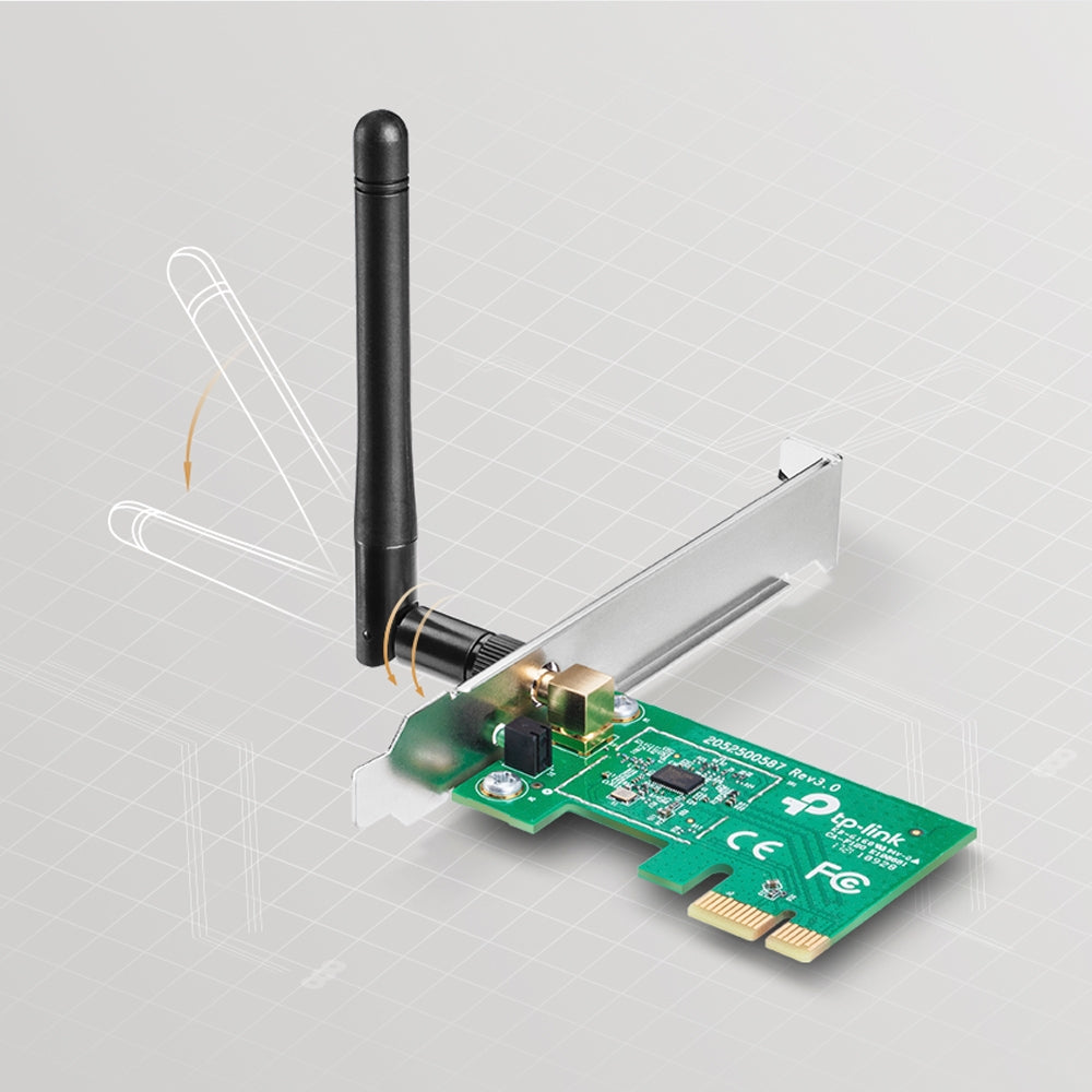 TARJETA RED TP-LINK  WIRELESS PCI N 150MBPS 2.4 GHZ