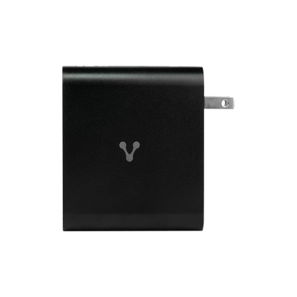 CARGADOR DE PARED VORAGO AU-600 TIPO C 100W PD 5 PUERTOS QUICK CHARGE 3.0 NEGRO