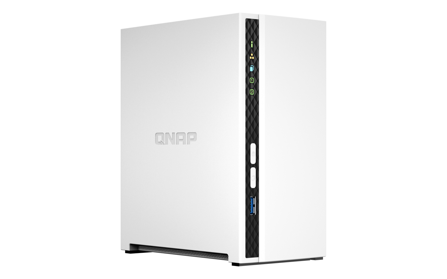 Unidad NAS QNAP CPU ARM Cortex A55 Quad Core 2.0Ghz 2GB RAM RJ45 GbE 2 Bahias 3.5" Linux Sin Discos