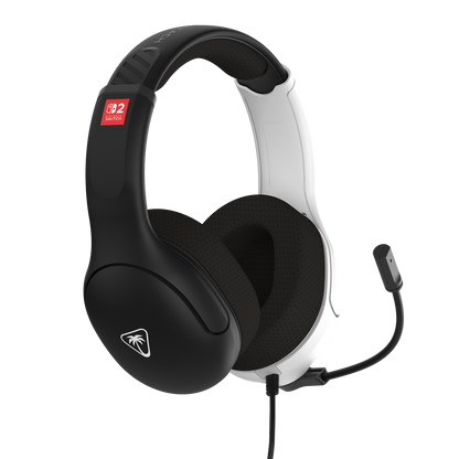 Auriculares de juego con cable Turtle Beach Airlite Fit  White Black para Nintendo Switch 2
