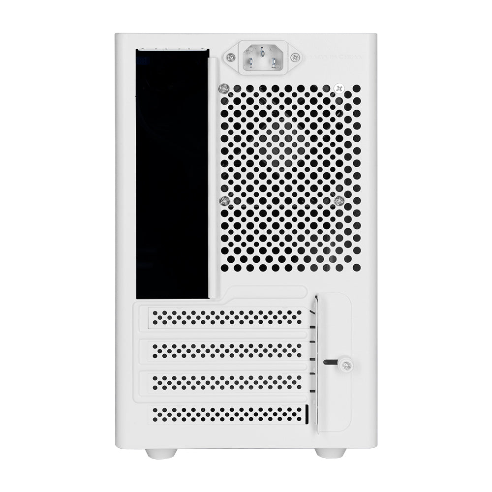GABINETE VORAGO GAB-210 MINITORRE Micro ATX / ITX 2xUSB 2.0 1xUSB 3.0 1xTIPO C 5OOW  BLANCO
