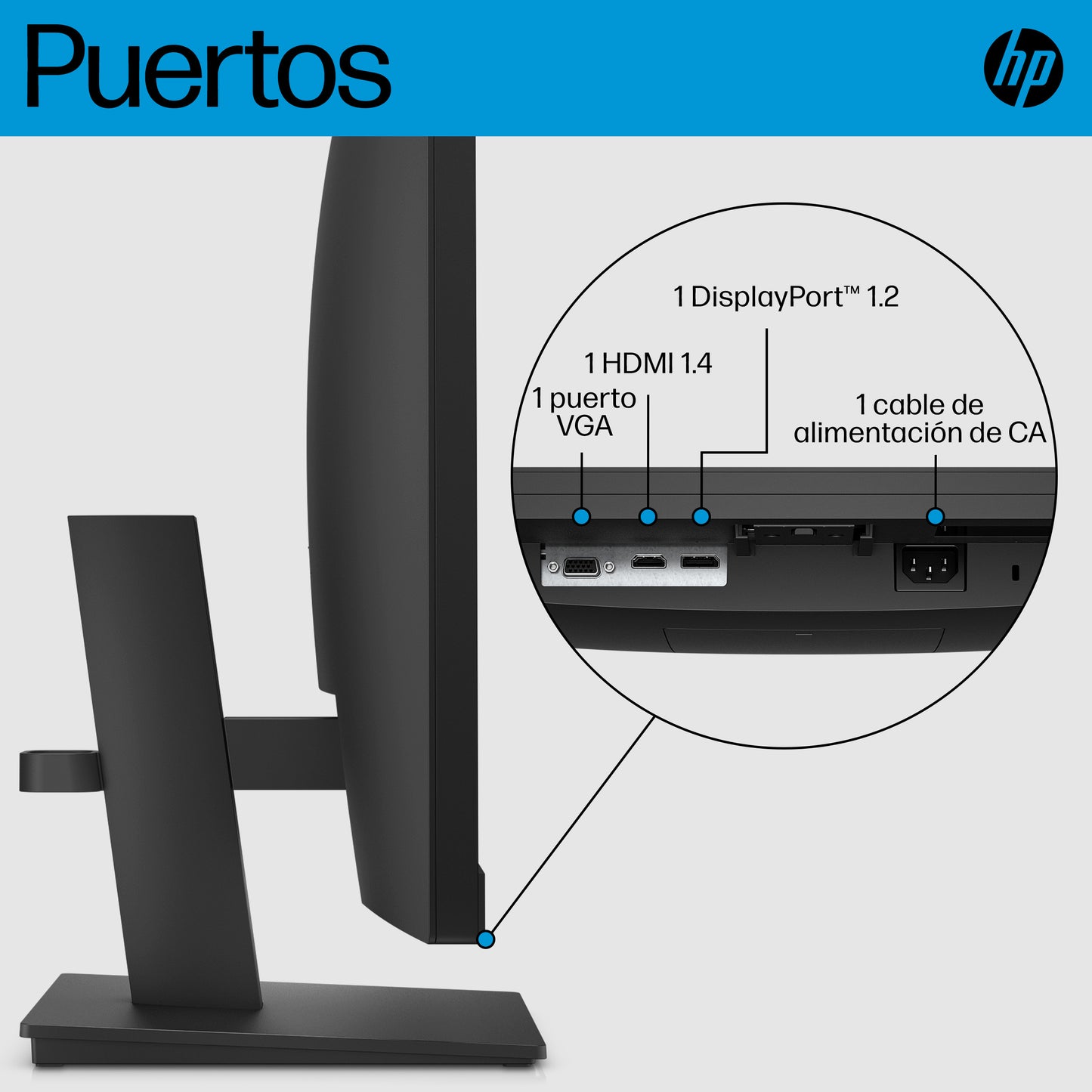Monitor HP 27 P27H G5 FHD 1920x1080 5ms Panel IPS LCD HDMI/VGA