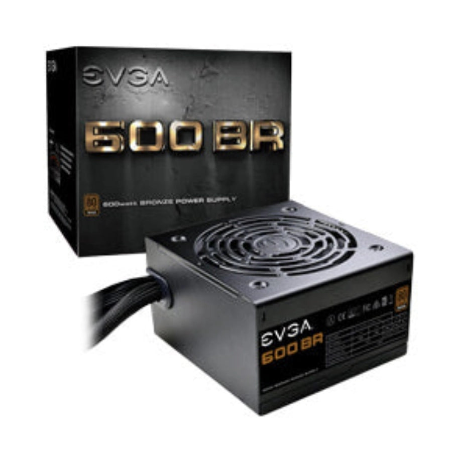 Fuente de Poder EVGA BR 600W 80 Plus Bronze ATX 12V 24 pin Fan 120mm Negro