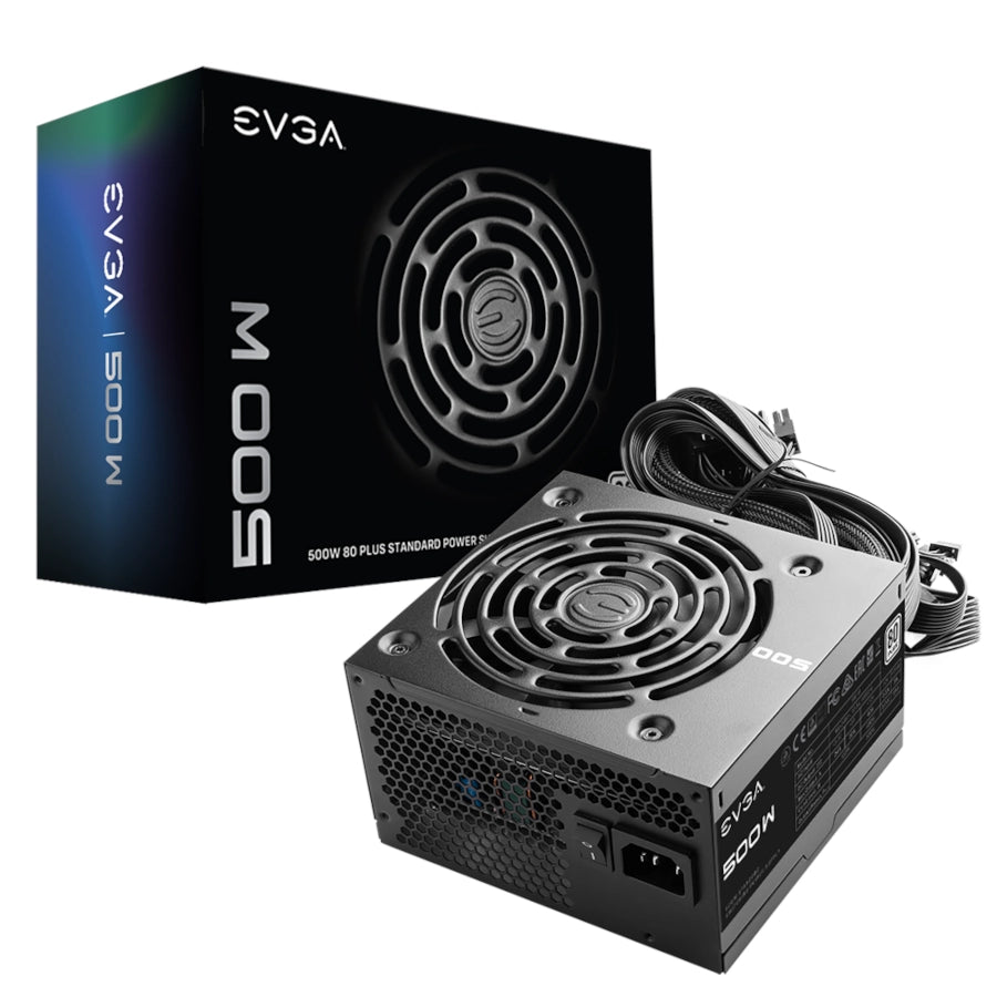 Fuente de Poder EVGA W1 500W 80 Plus White ATX 12V 24 pin Fan 120mm Negro