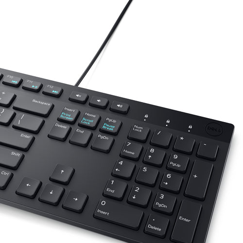 Kit Teclado y Mouse Dell KM300C Alámbrico USB Español Color Negro