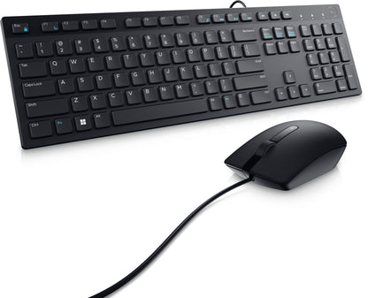 Kit Teclado y Mouse Dell KM300C Alámbrico USB Español Color Negro