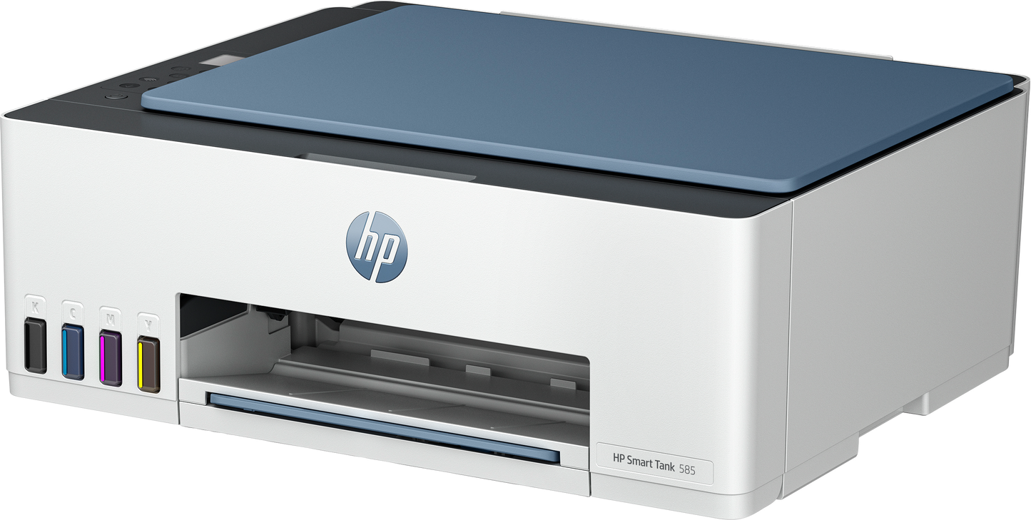 Multifuncional HP (HPS) Smart Tank 585 BN 12PPM/5PPM Color Inyección de Tinta