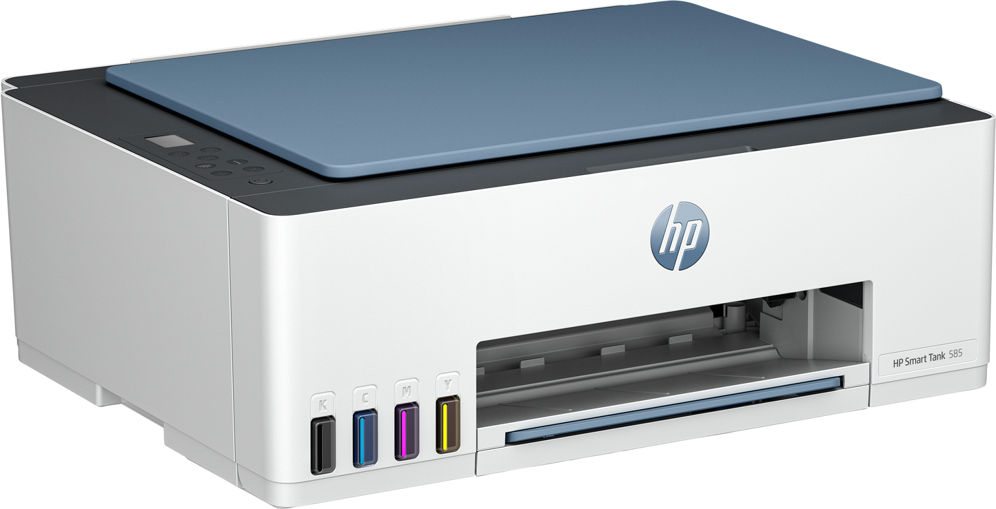 Multifuncional HP (HPS) Smart Tank 585 BN 12PPM/5PPM Color Inyección de Tinta