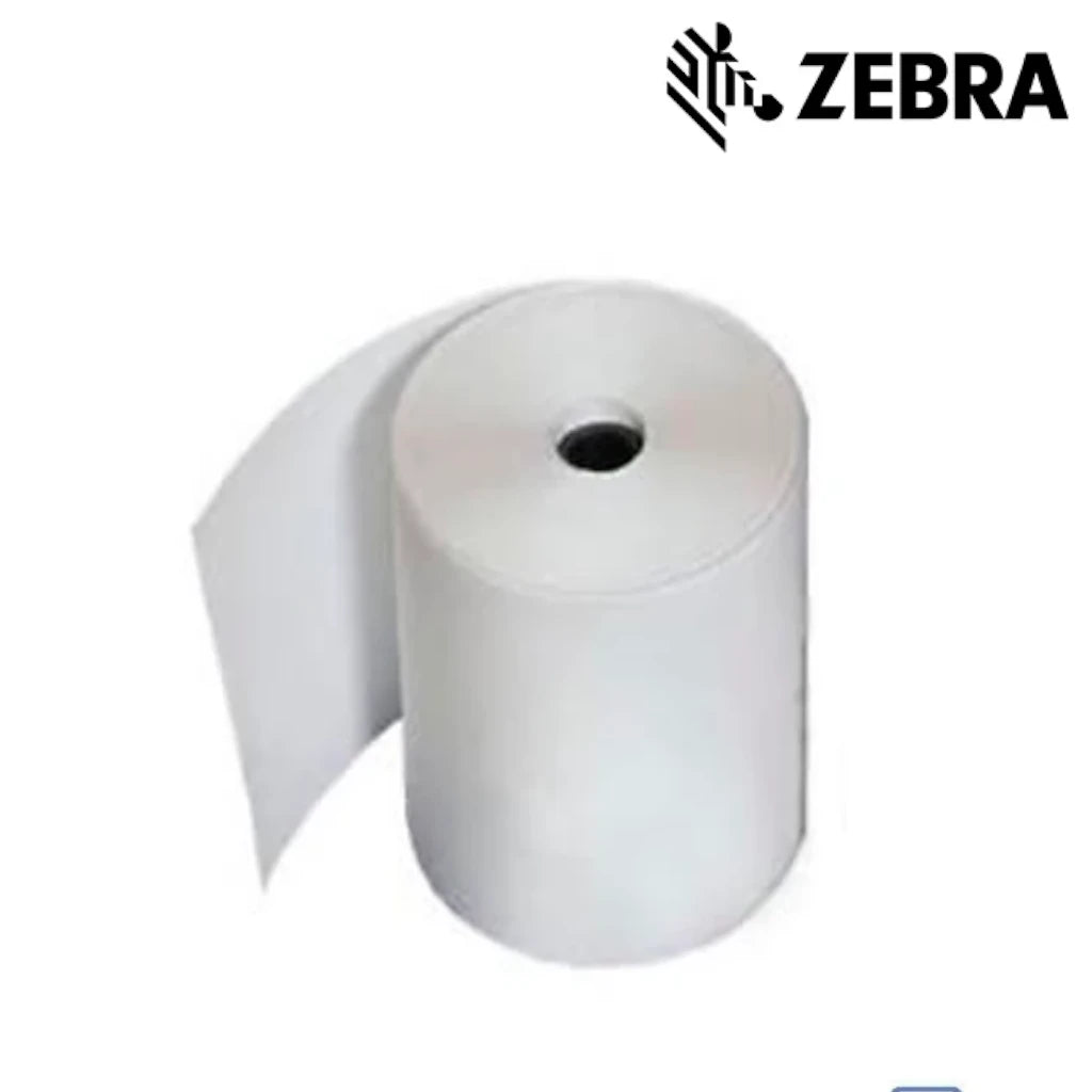 Rollo Papel Zebra 4"x100Pies DT Z-Perform 1000D 2400 Sin Recubrimiento Núcleo de 0.75" 100/Rollo 36/Caja