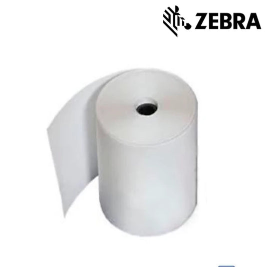 Rollo Papel Zebra 4"x100Pies DT Z-Perform 1000D 2400 Sin Recubrimiento Núcleo de 0.75" 100/Rollo 36/Caja